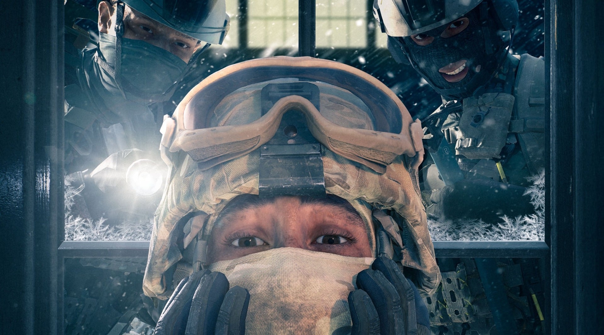 An operator is caught by other guards.