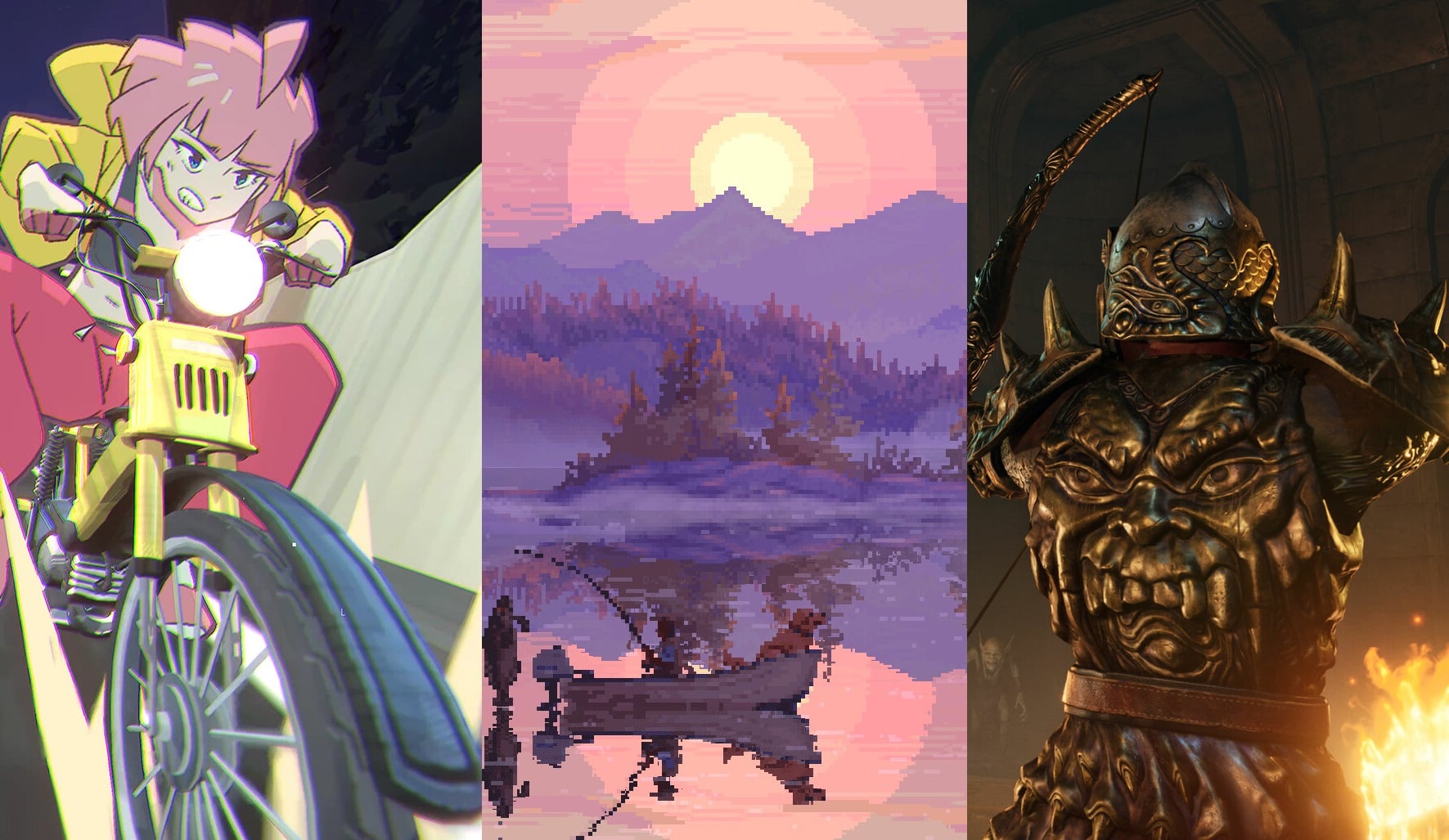 Art shows several games from Steam.