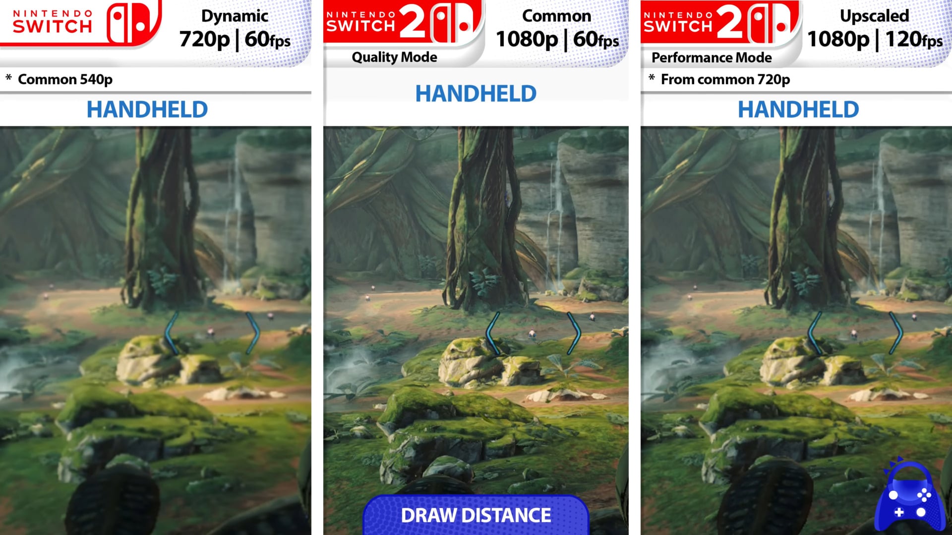 A video shows graphical differences between various versions of Metroid Prime 4.