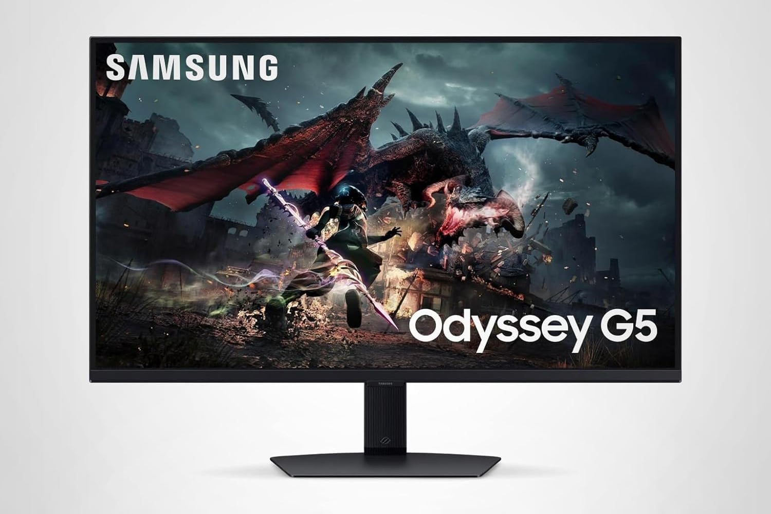 Samsung 32 Inch Odyssey G50d Series Qhd Fast Ips G Sync Compatible Gaming Monitor,