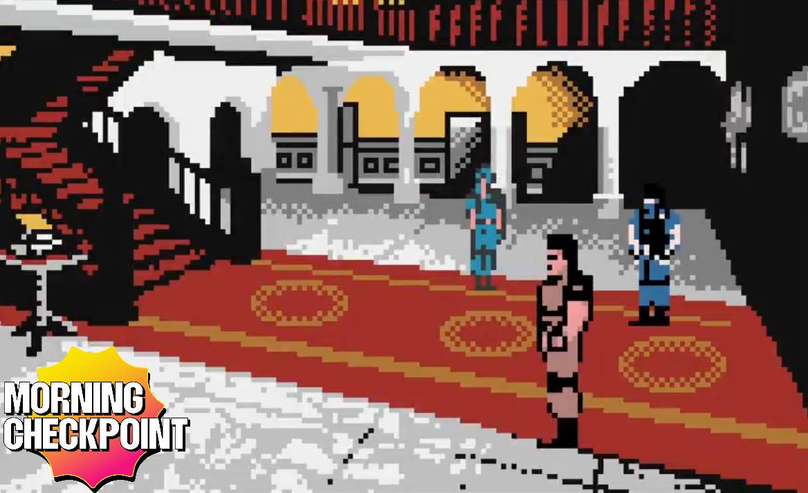 Resident Evil appears in 8-bit Game Boy Color graphics.