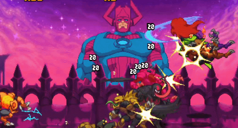 Galactus uses his powers to kill aliens.