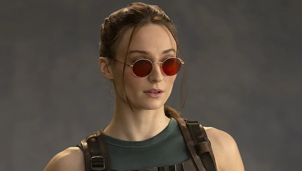 Sophia Turner appears as Lara Croft