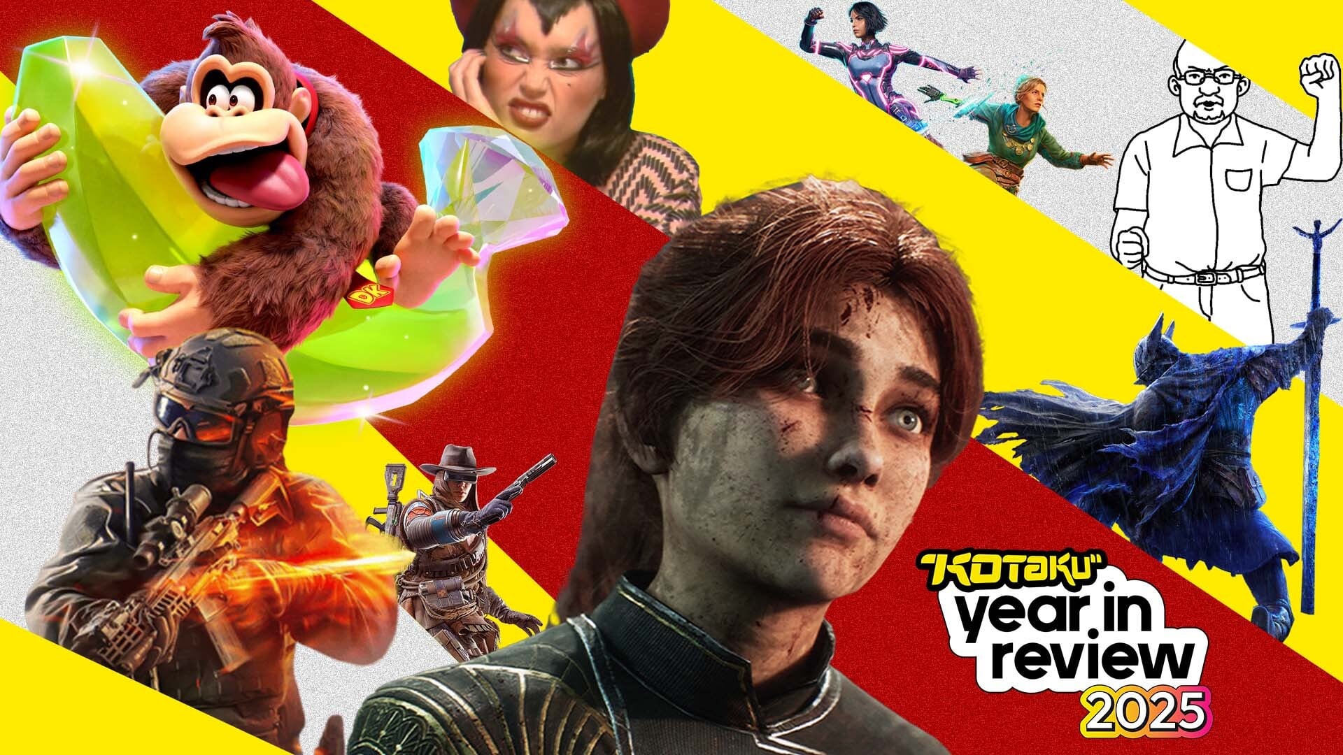 Art shows the top games of 2025.