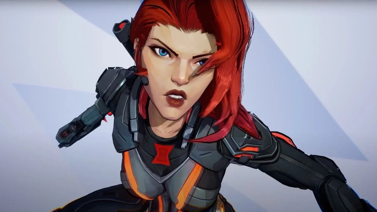 Black Widow appears surprised.