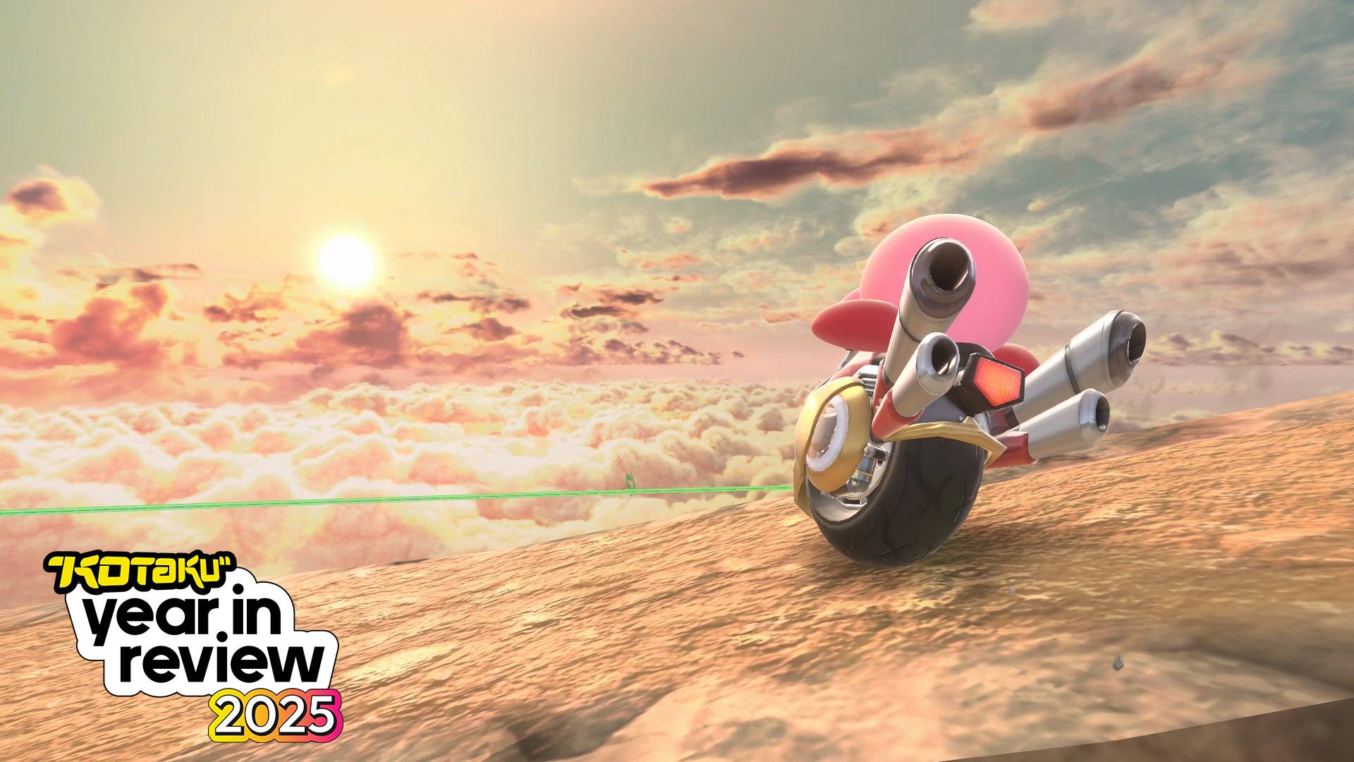 Kirby looks out at the horizon.