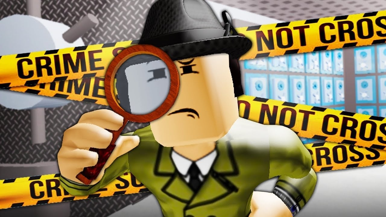 A blocky-looking detective solves a crime.