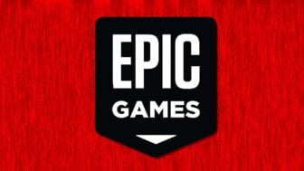 A logo reads Epic Games over a red background.