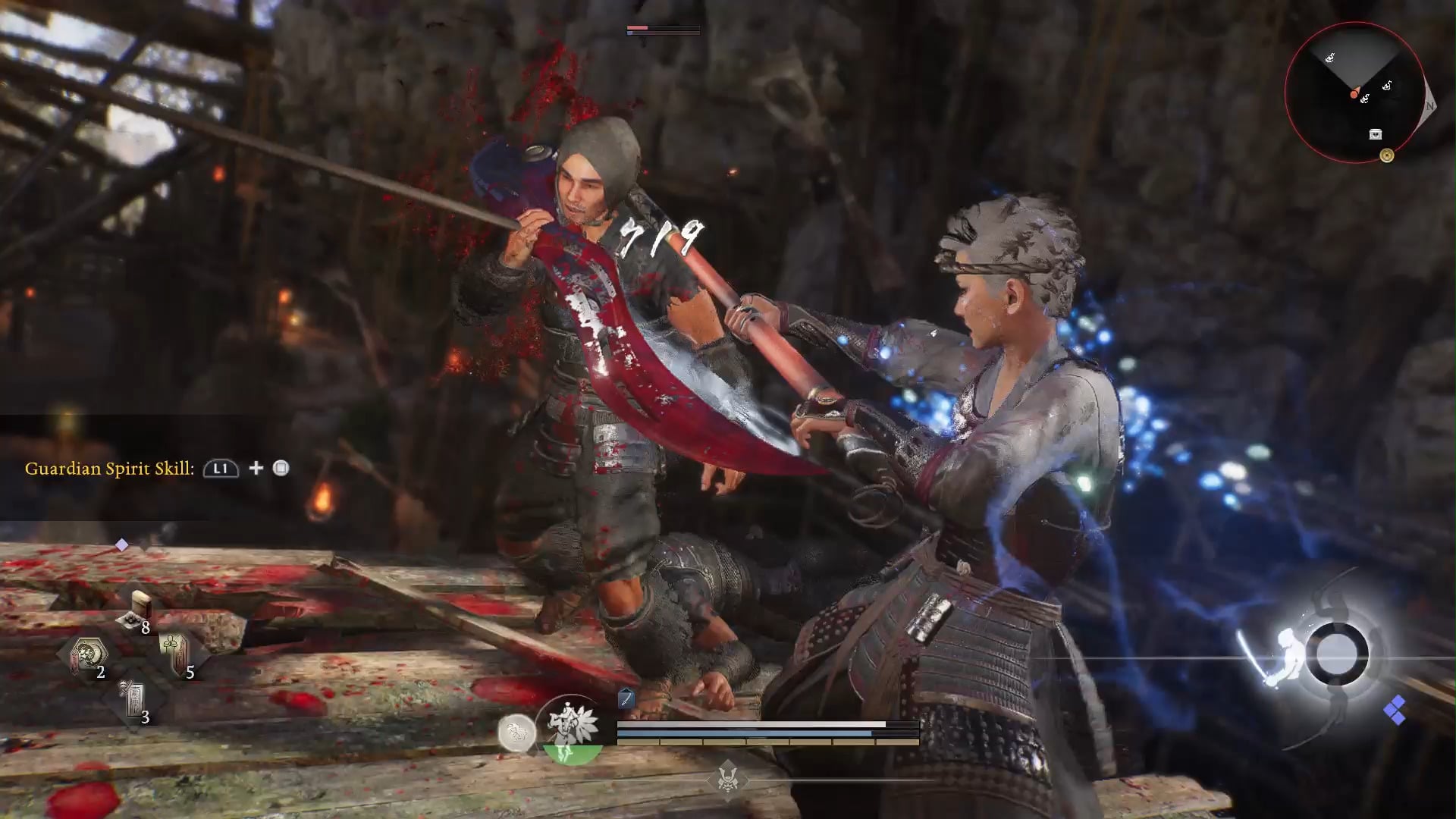 Two companions join up for battle.