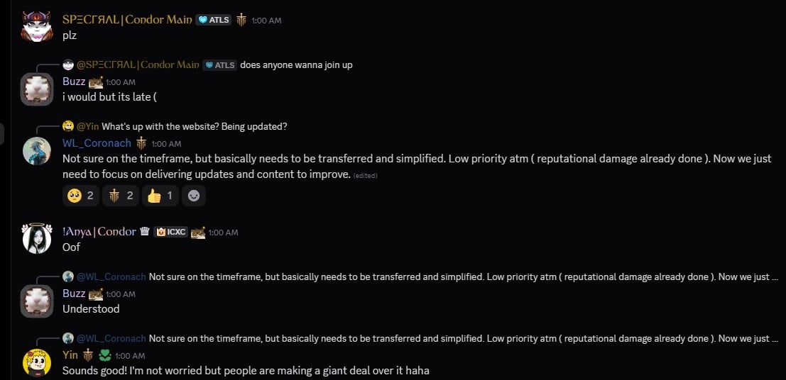 A screenshot shows Highguard Discord messages.
