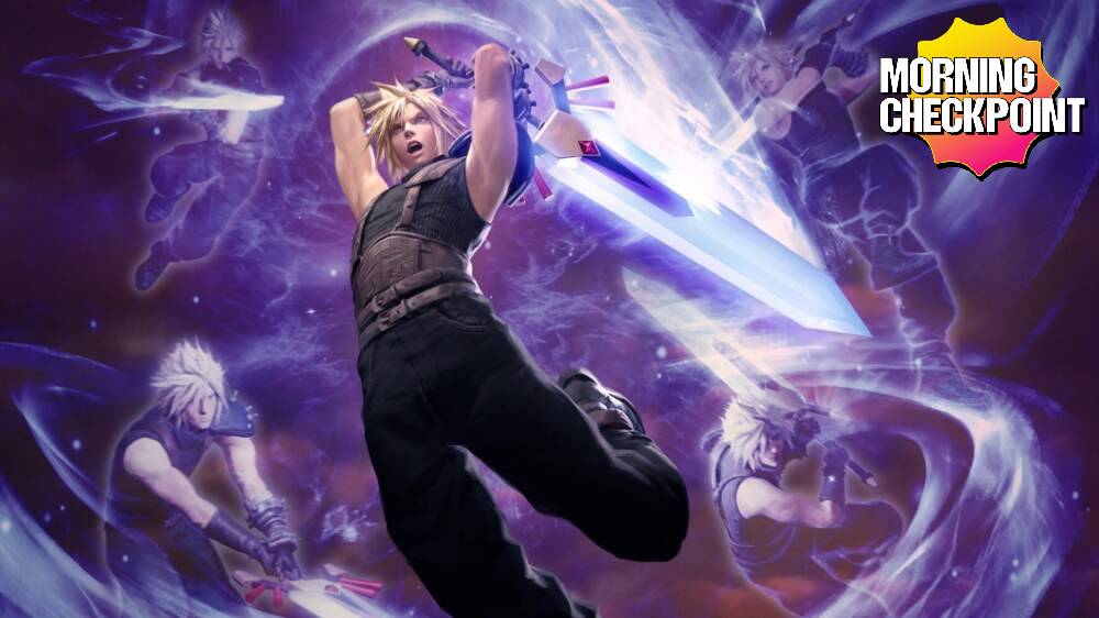 Cloud performs his limit break.