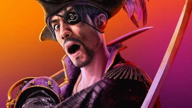 A Yakuza wears a pirate eye-patch.