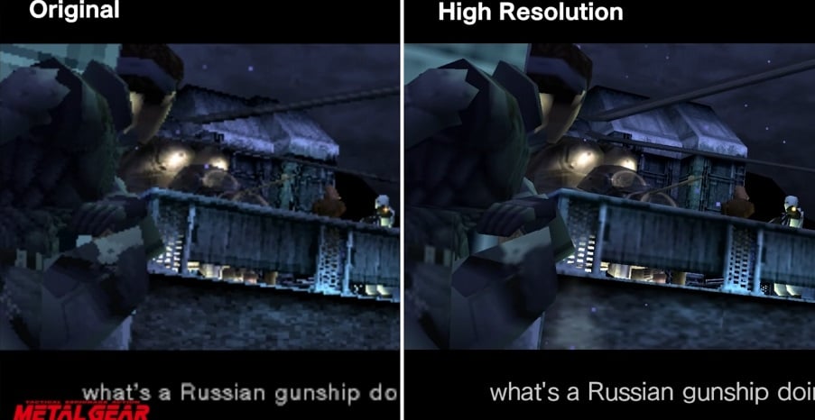 A comparison shows MGS 1 resolution options.