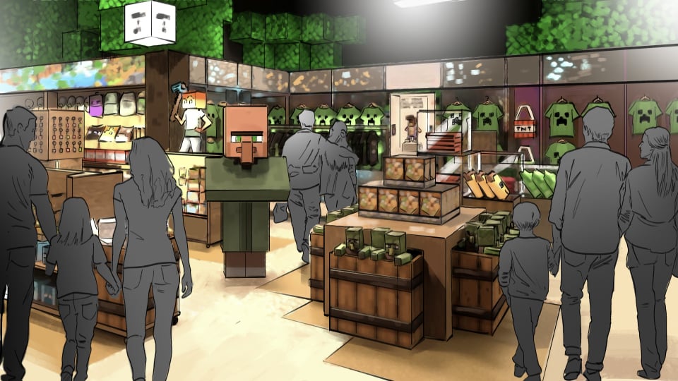 Official Minecraft World Mockup Image