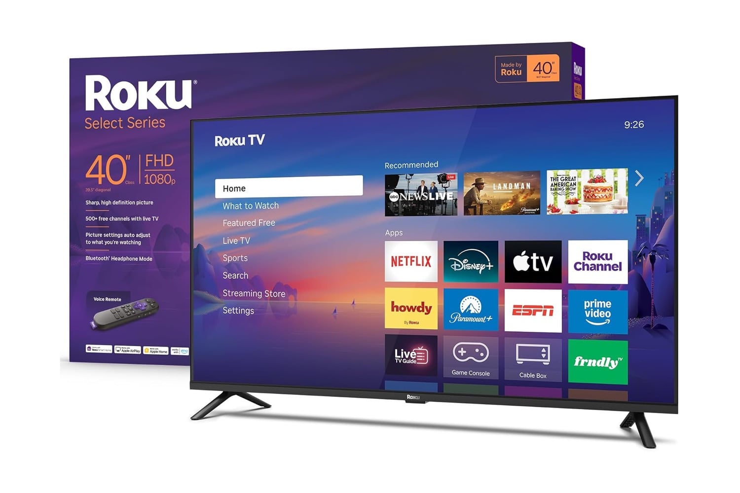 Roku Smart Tv 2026 – 40 Inch Select Series