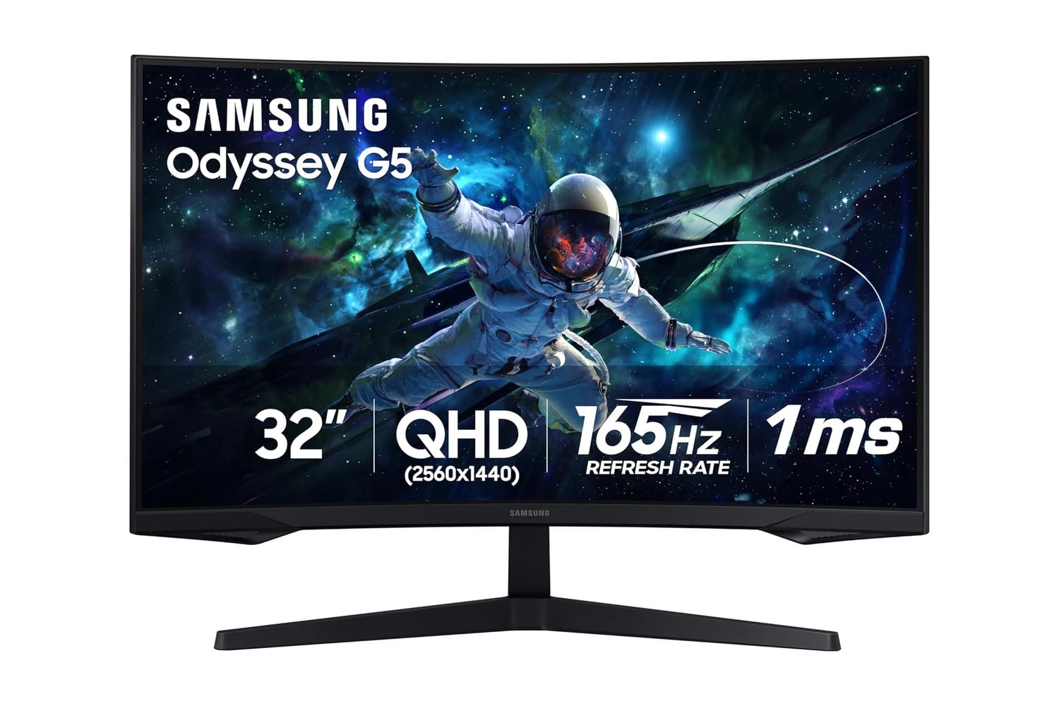 Samsung 32 Odyssey G55c Series Qhd 1000r Curved Gaming Monitor