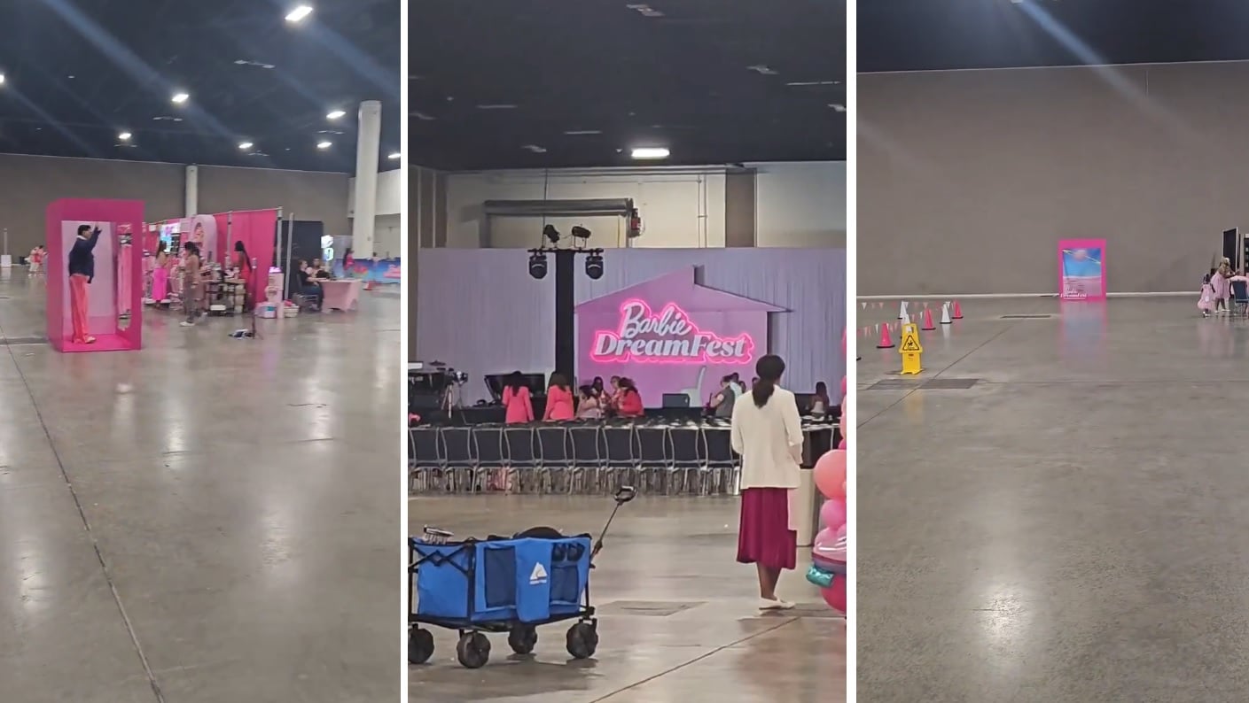 A Barbie Convention looks like trash.