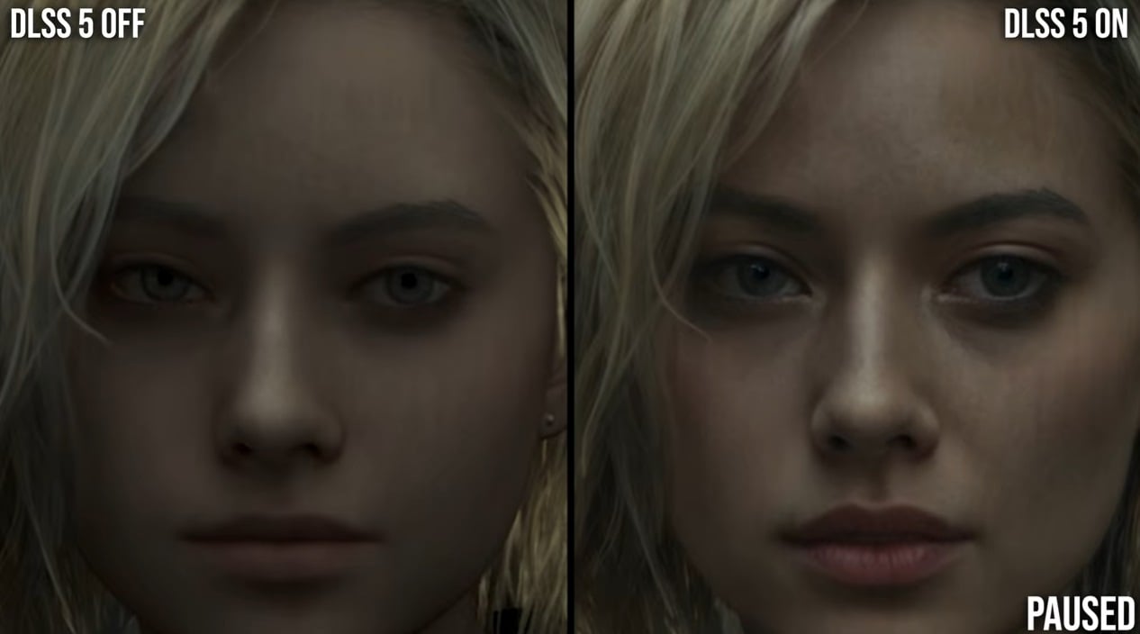 Side-by-side comparisons show Grace from RE9.
