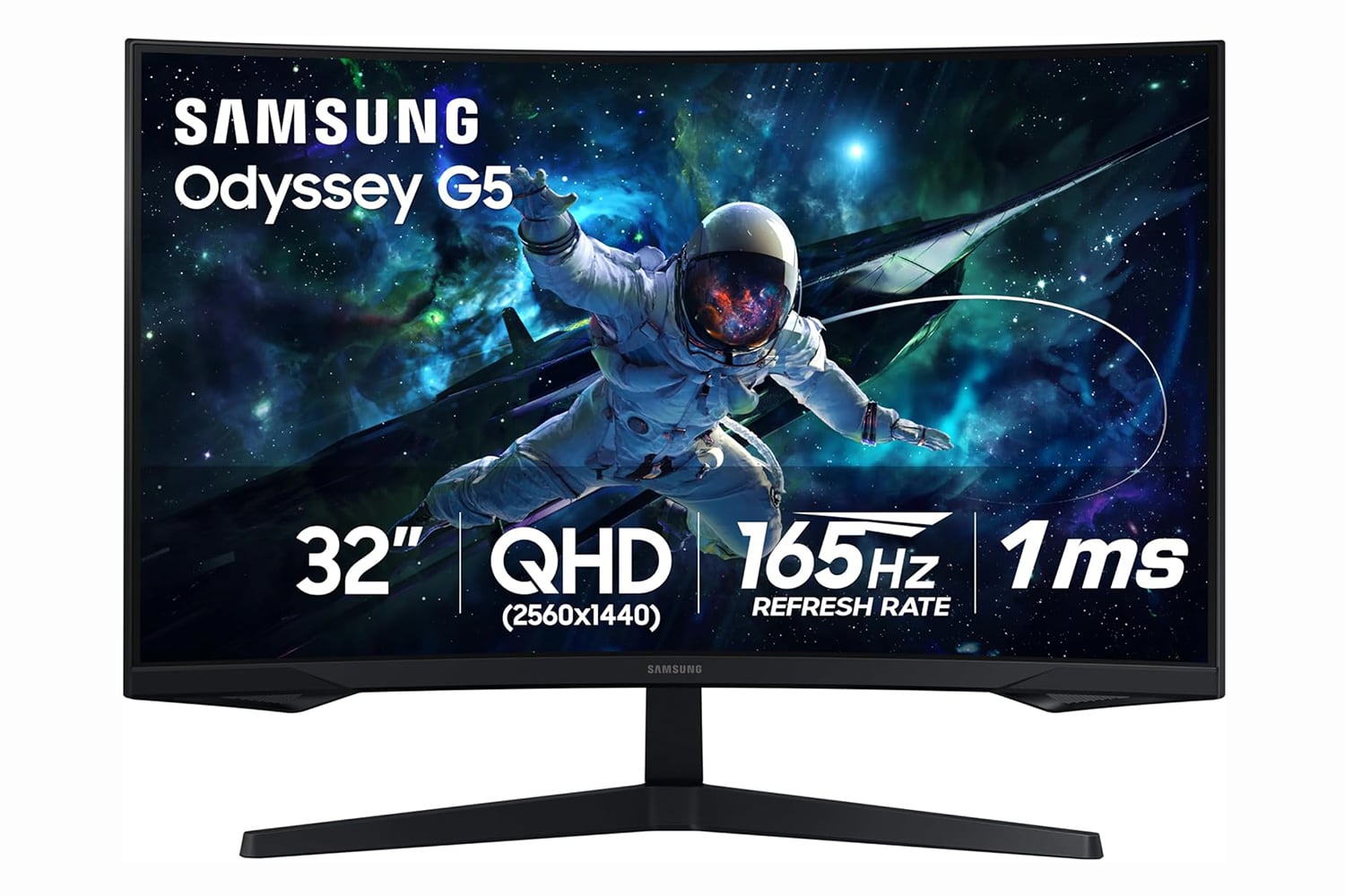 Samsung 32 Odyssey G55c Series Qhd 1000r Curved Gaming Monitor