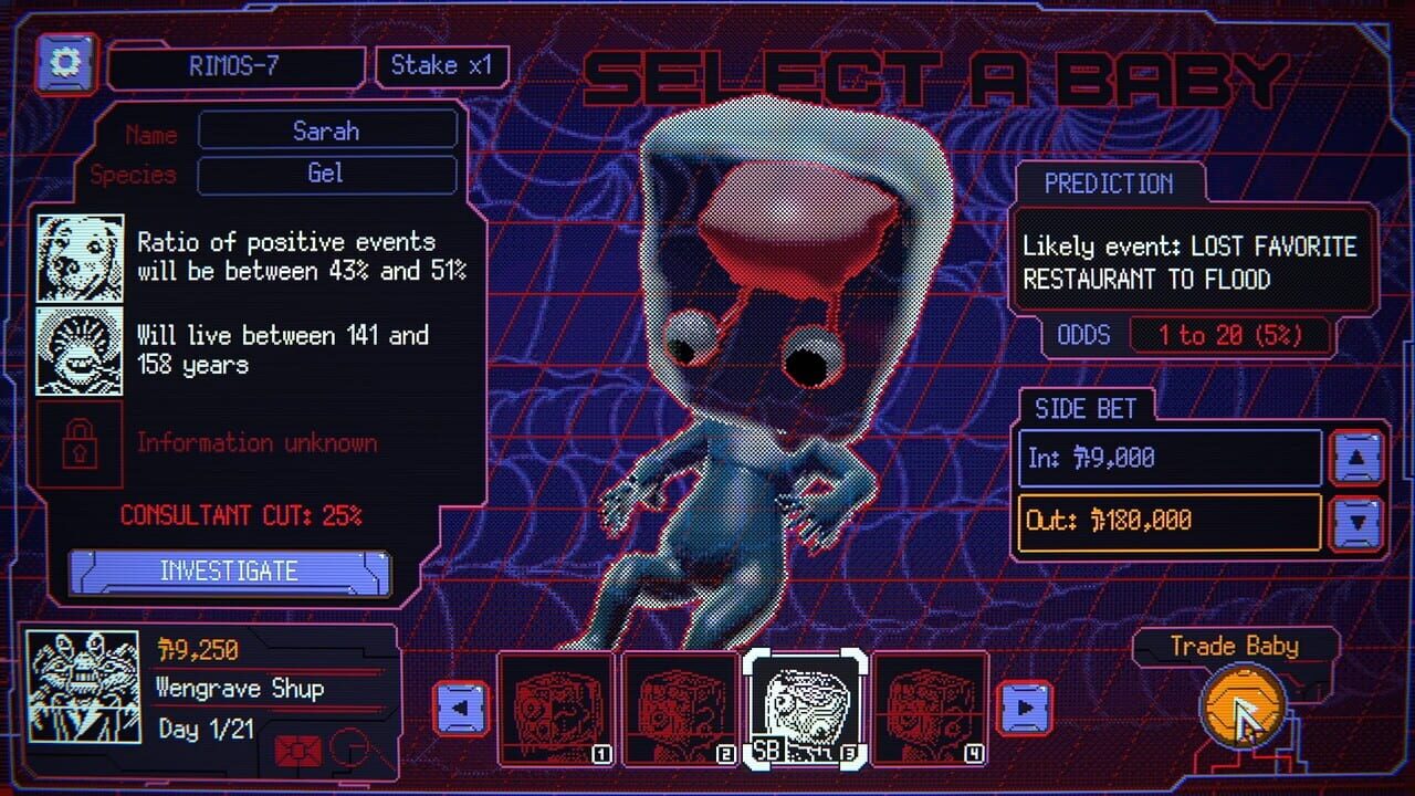 Space Warlord Baby Trading Simulator