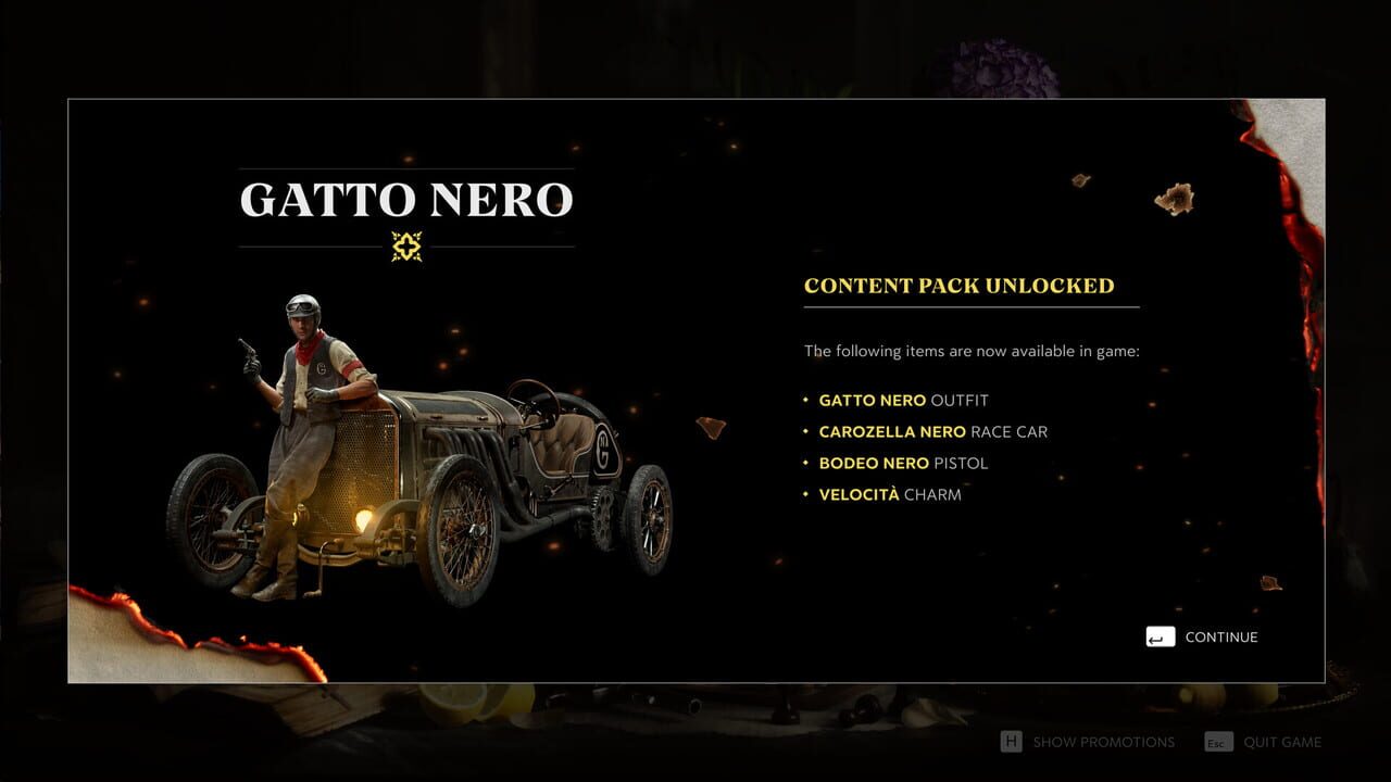 Mafia: The Old Country – Gatto Nero Pack