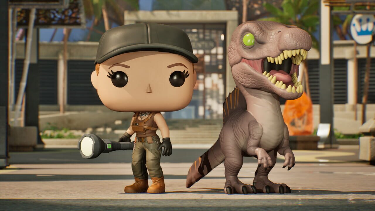 Funko Fusion: Jurassic World Rebirth Pack 1 – Zora Bennett and Spinosaurus