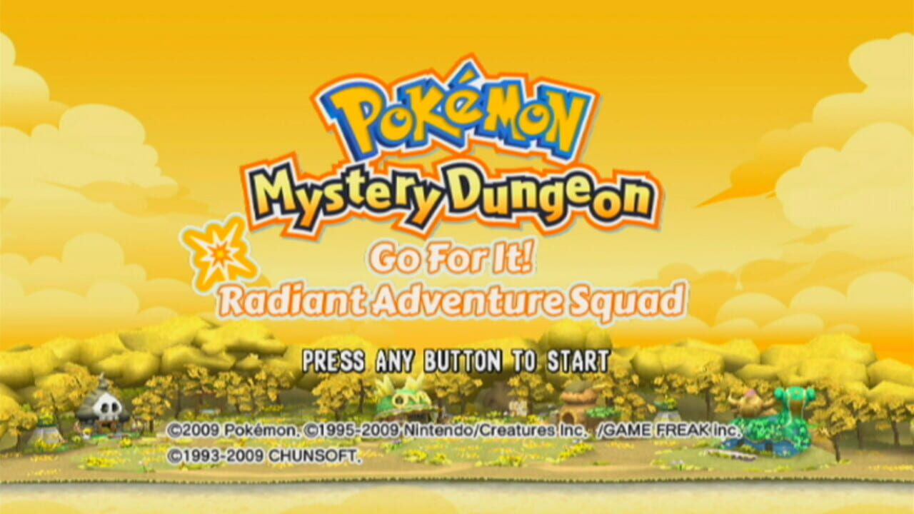 Pokémon Mystery Dungeon: Go For It! Radiant Adventure Squad