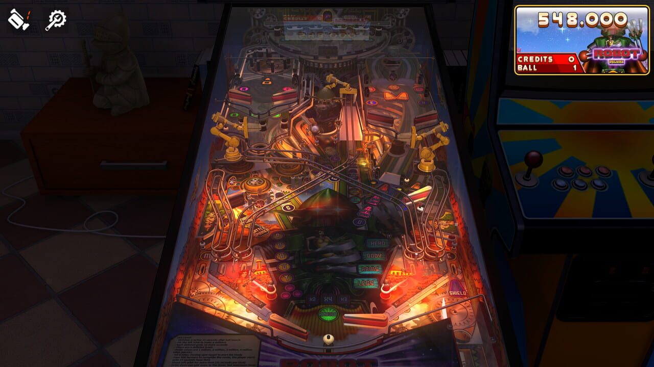 Zaccaria Pinball: Robot Deluxe Pinball Table