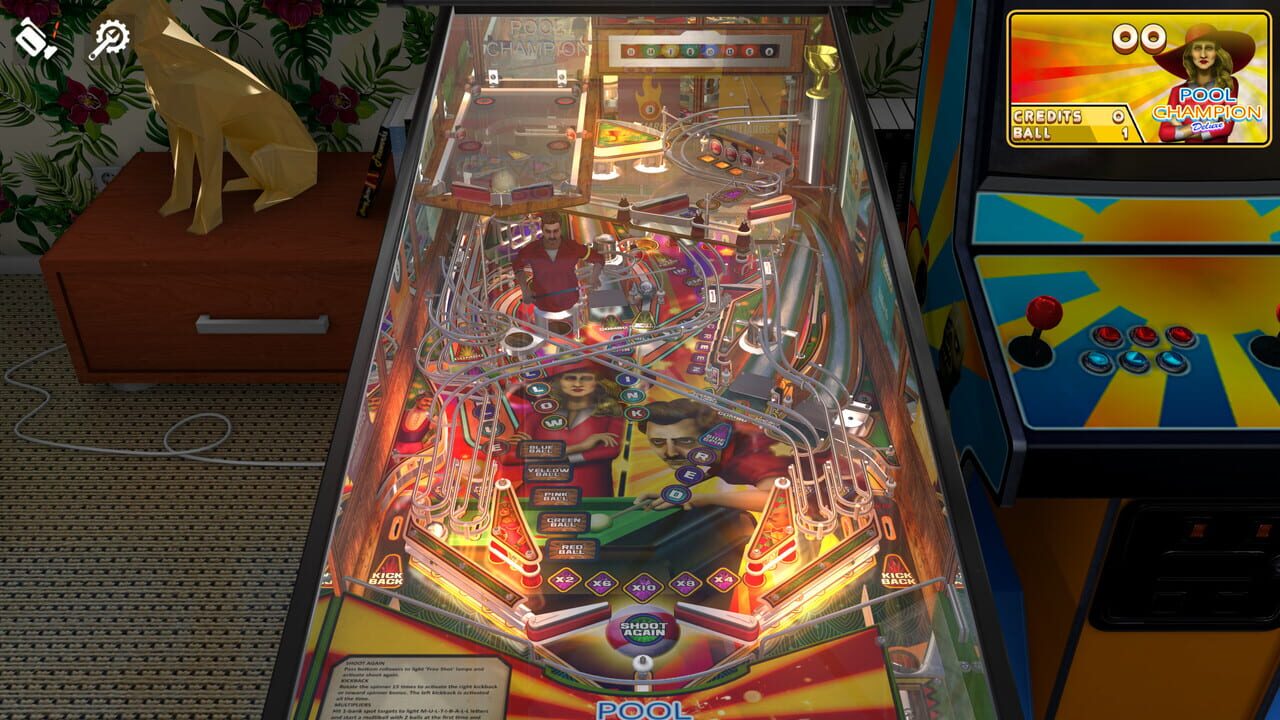 Zaccaria Pinball: Pool Champion Deluxe Pinball Table