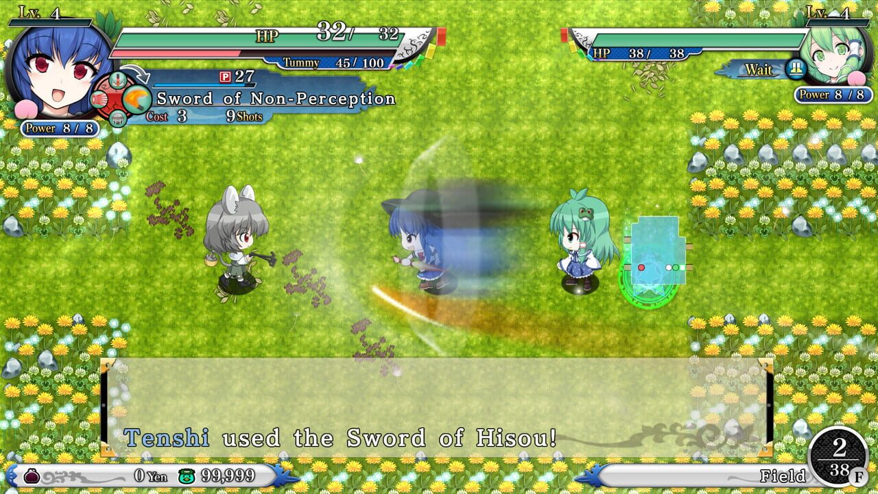 Touhou Genso Wanderer Reloaded: Tenshi Hinanawi