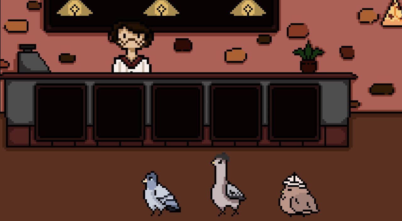 Three Pigeons in a Trench Coat