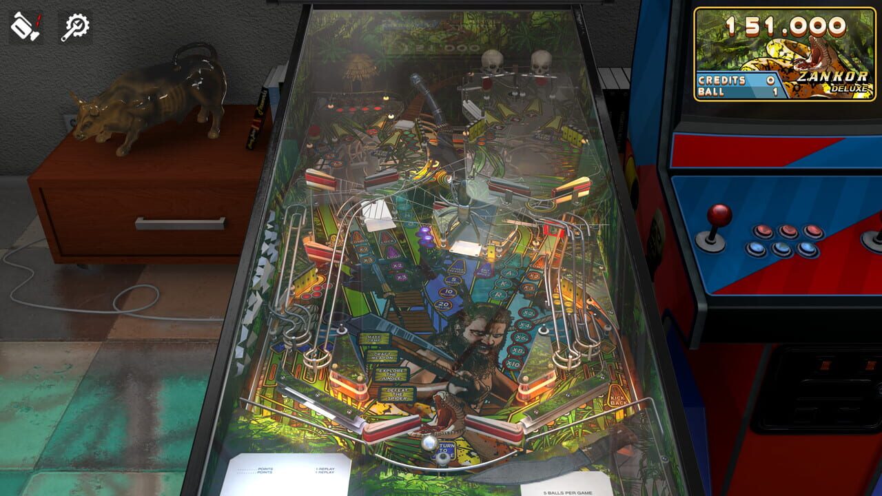 Zaccaria Pinball: Zankor Deluxe Pinball Table