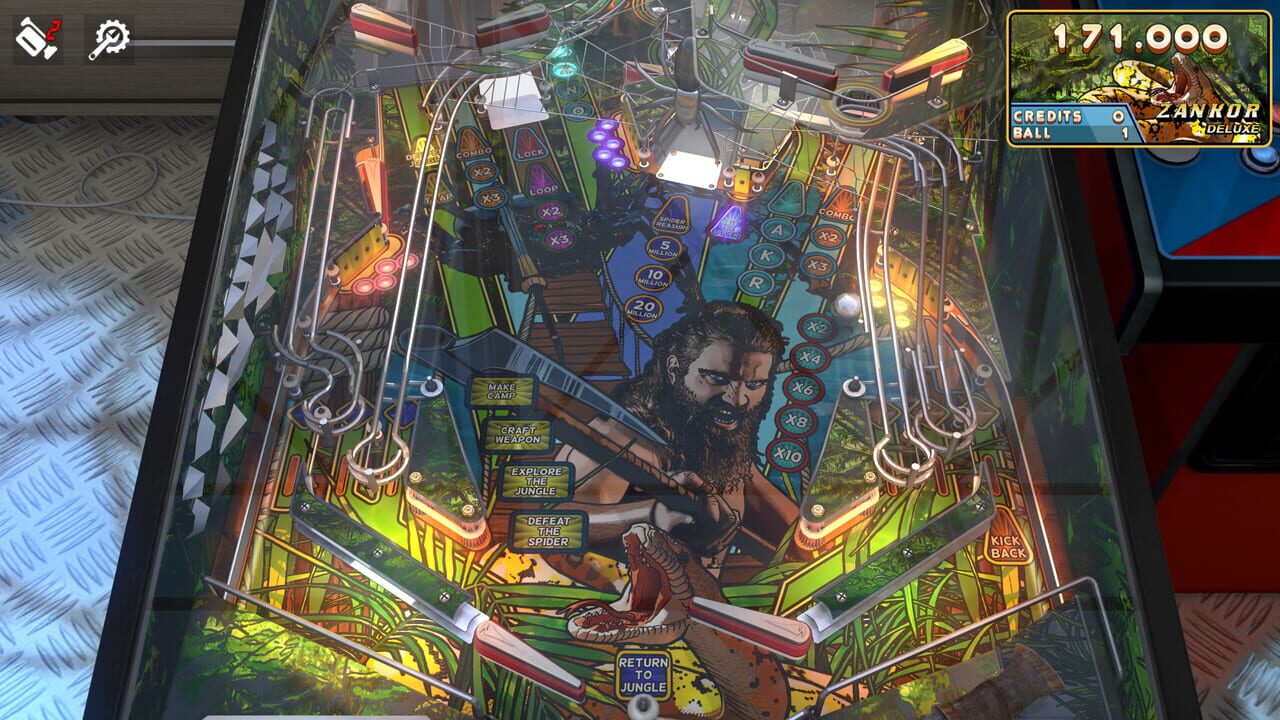 Zaccaria Pinball: Zankor Deluxe Pinball Table