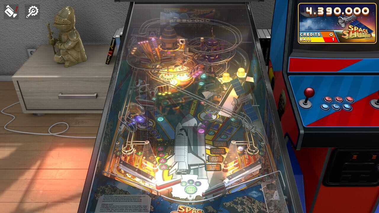 Zaccaria Pinball: Space Shuttle Deluxe Pinball Table