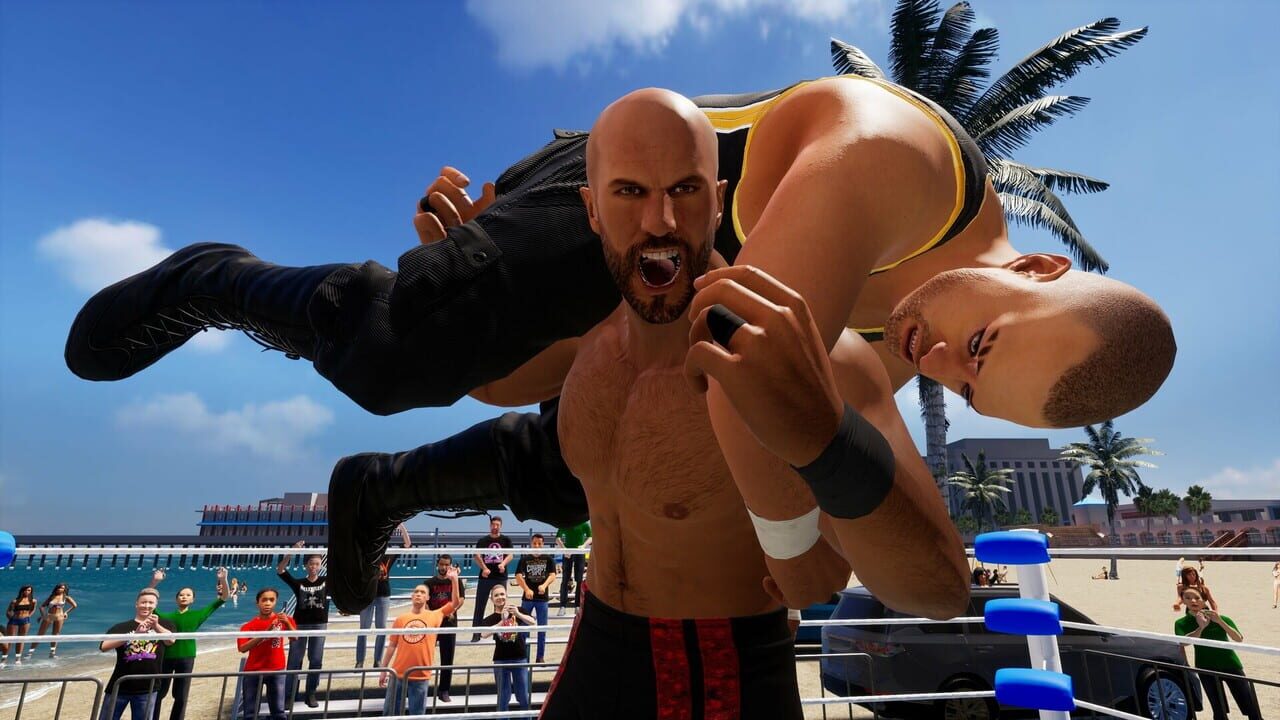 All Elite Wresting: Fight Forever – Giant Swing in the Ring