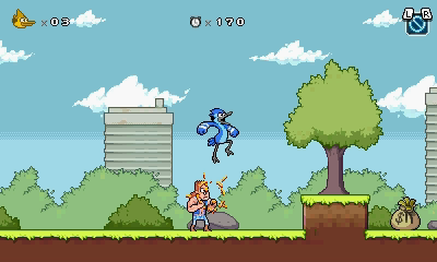 Regular Show: Mordecai and Rigby in 8-Bit Land