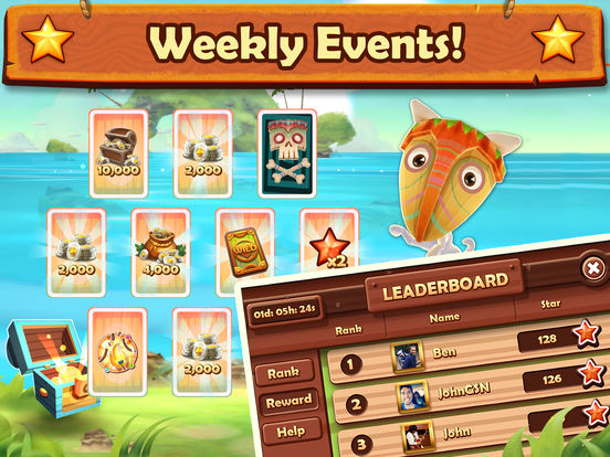 Tiki Solitaire TriPeaks