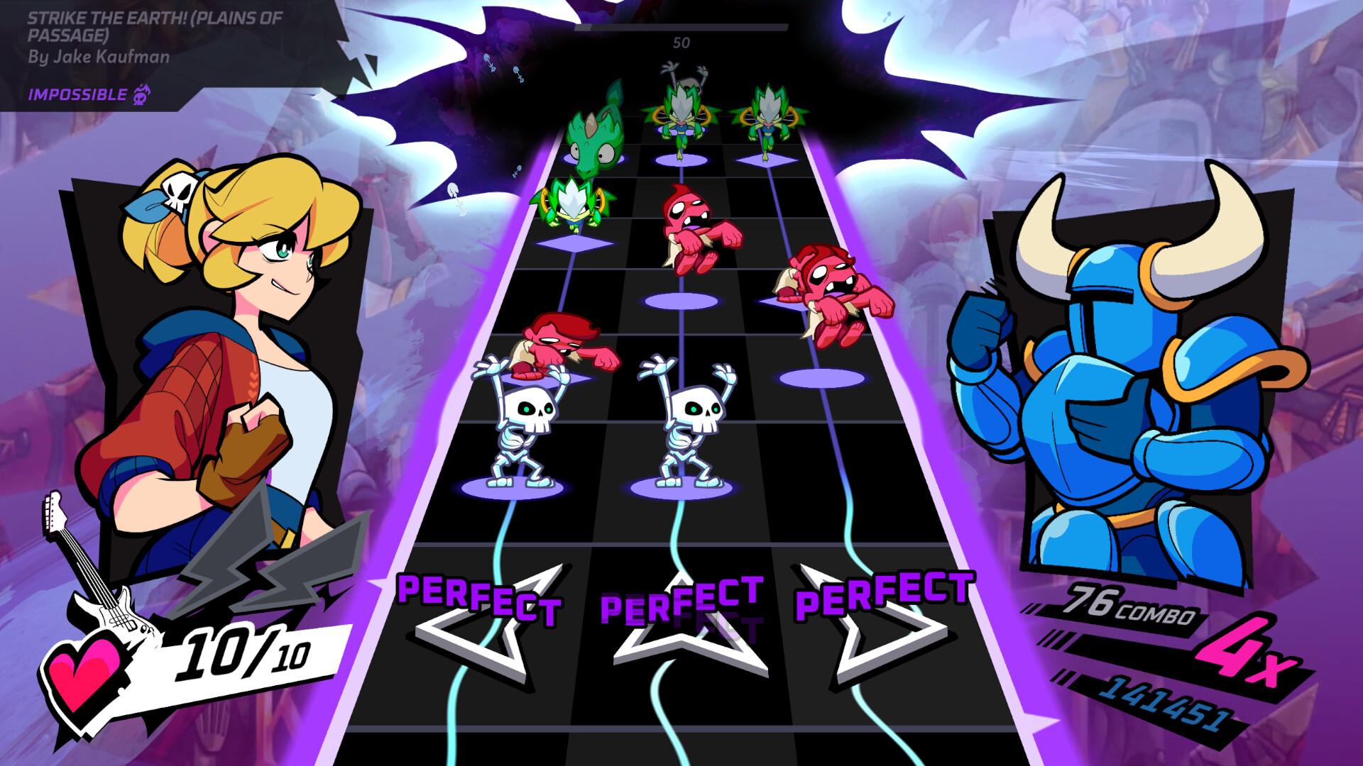 Rift of the NecroDancer: Shovel Knight – “Strike the Earth! (Plains of Passage)” – Jake Kaufman