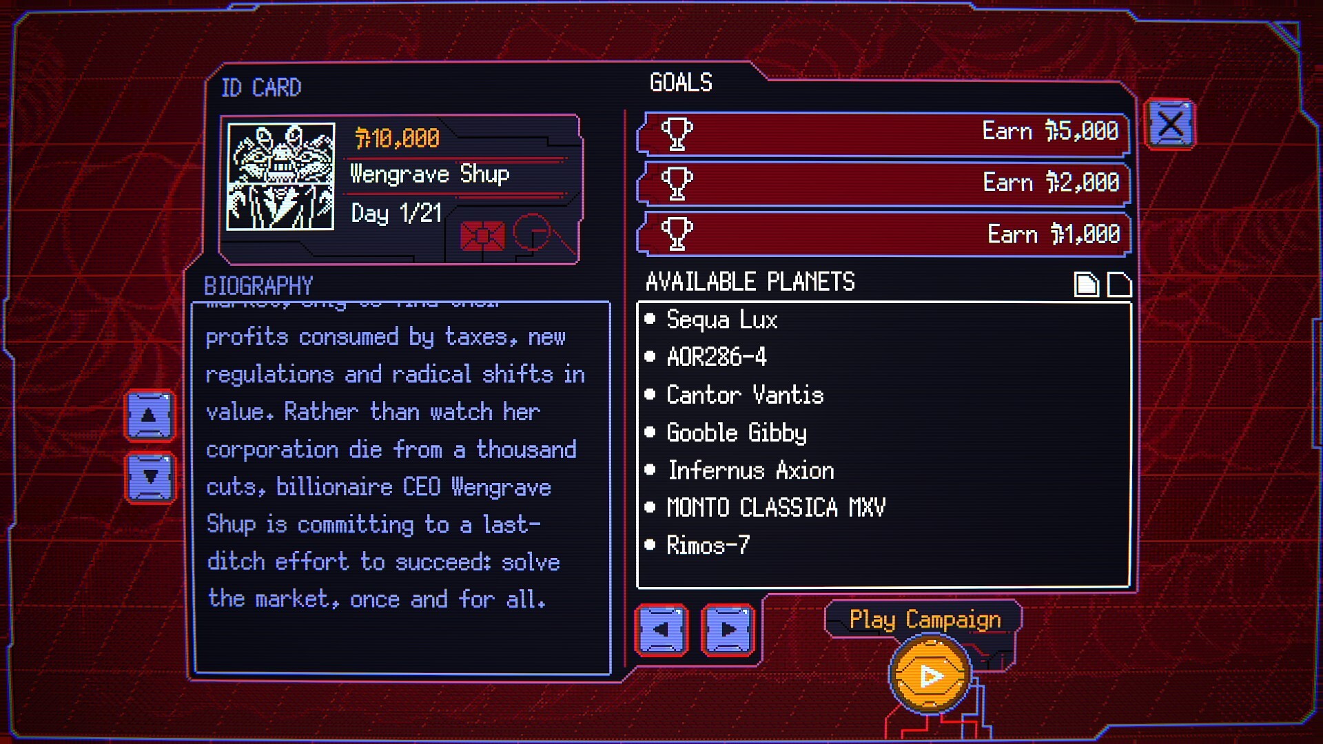 Space Warlord Baby Trading Simulator