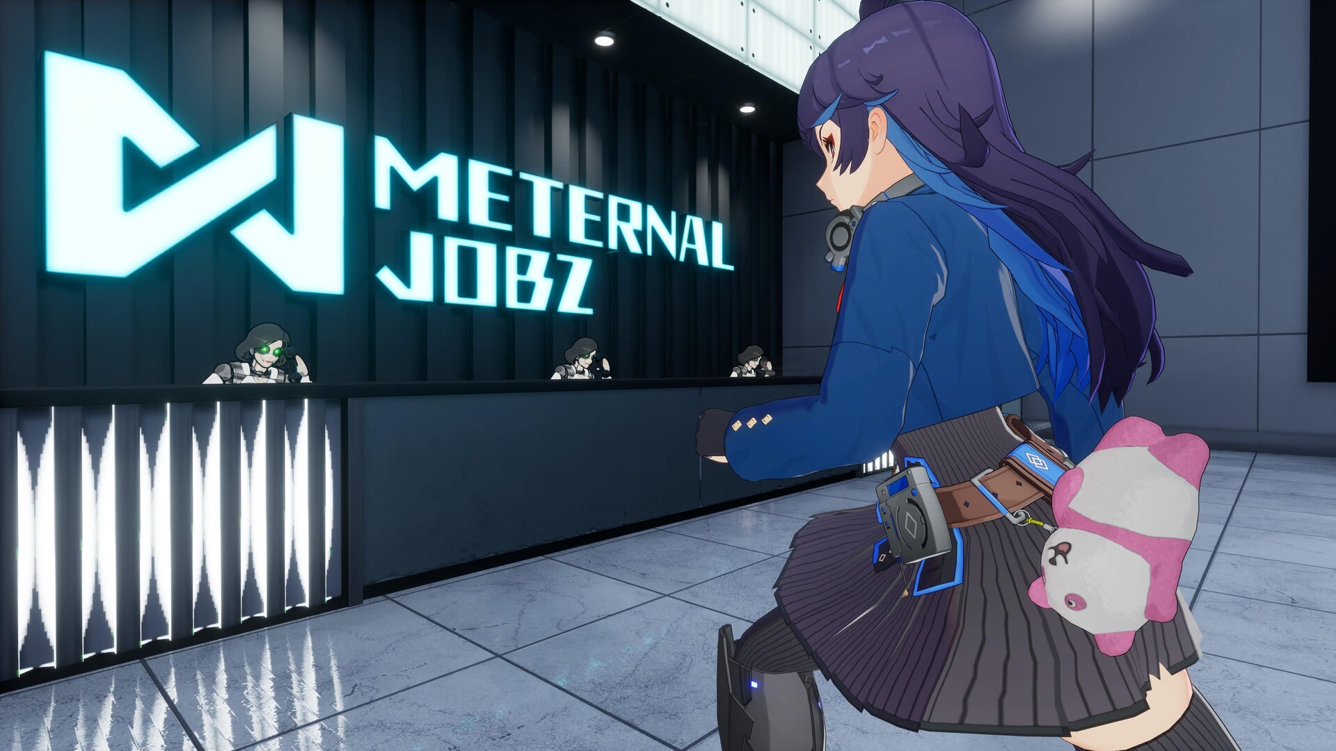 Full Metal Schoolgirl: Accessory – “Pink Dopey Panda”