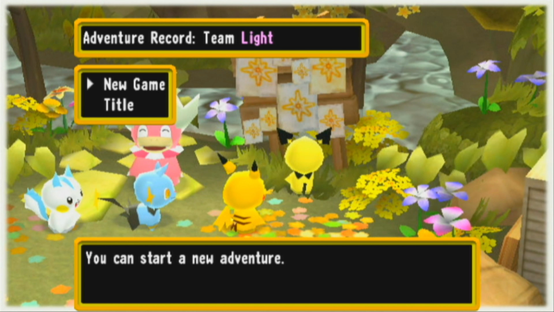 Pokémon Mystery Dungeon: Go For It! Radiant Adventure Squad