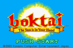 Boktai: The Sun Is in Your Hand