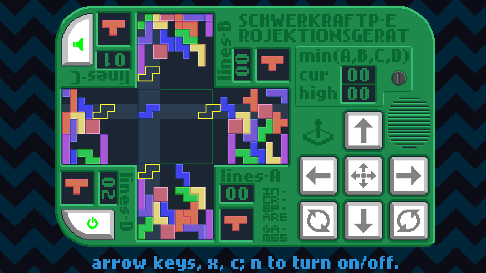 Schwerkraftprojektionsgerät