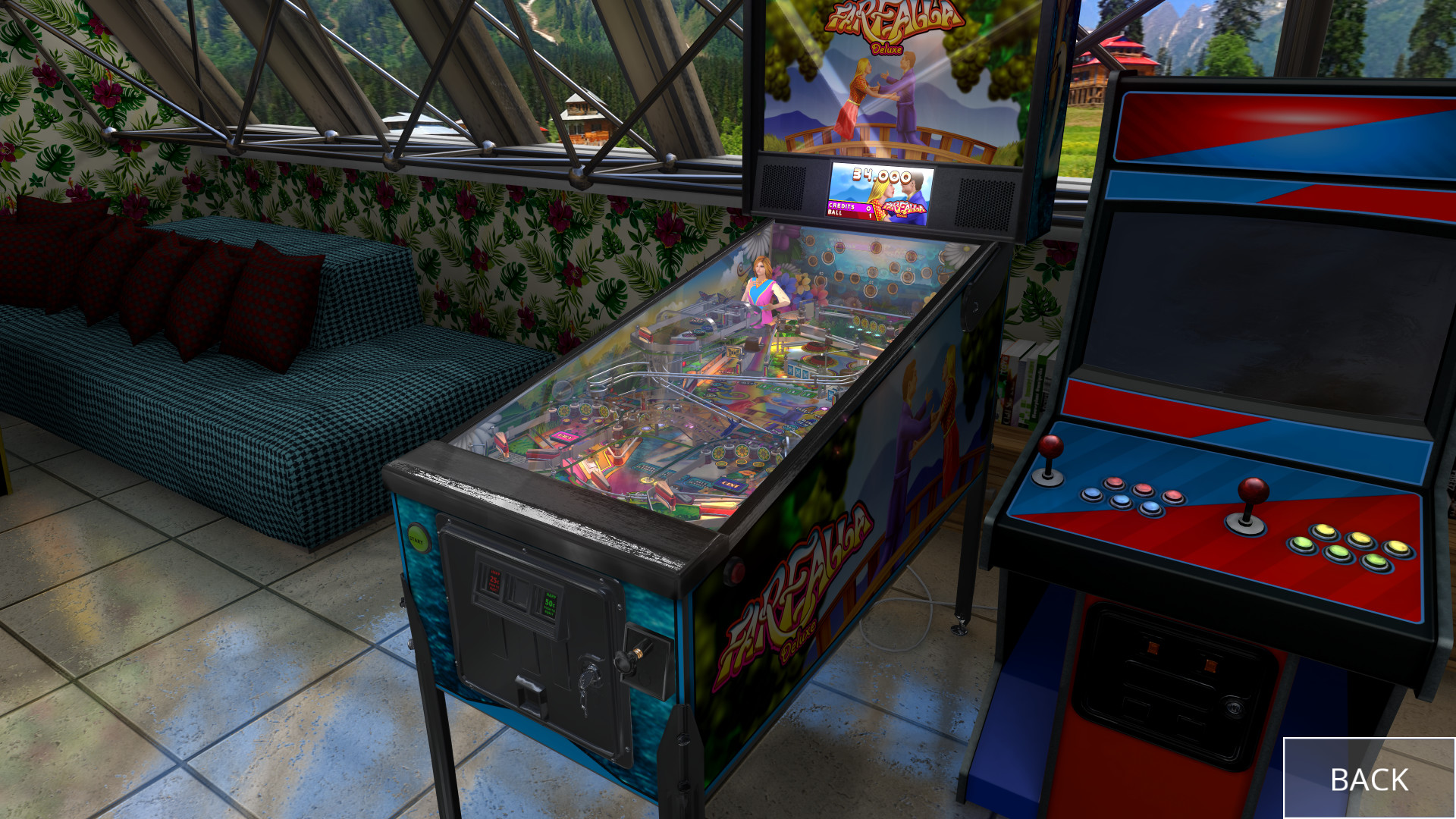 Zaccaria Pinball: Farfalla Deluxe Pinball Table