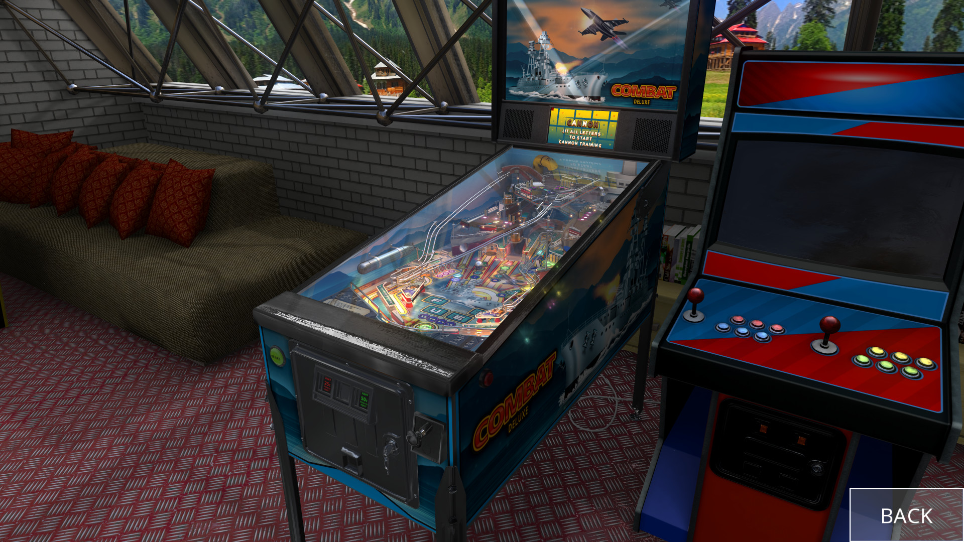 Zaccaria Pinball: Combat Deluxe Pinball Table