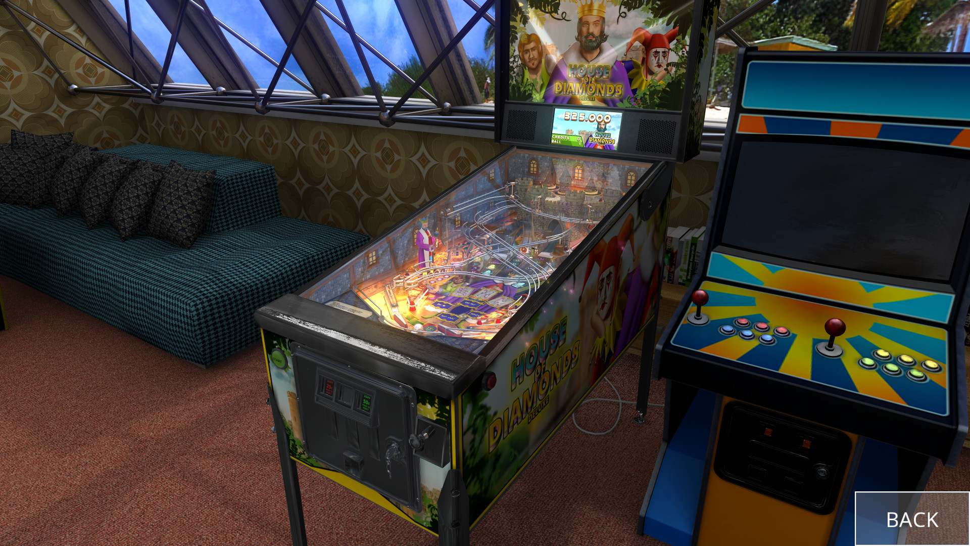 Zaccaria Pinball: House of Diamonds Deluxe Pinball Table