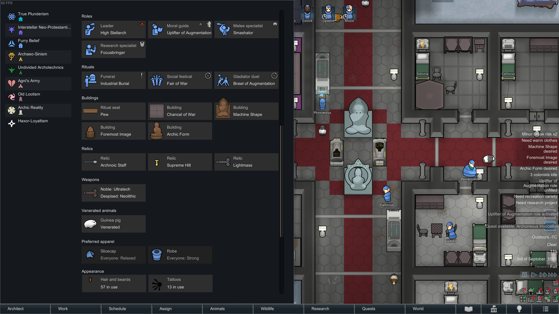 RimWorld: Ideology