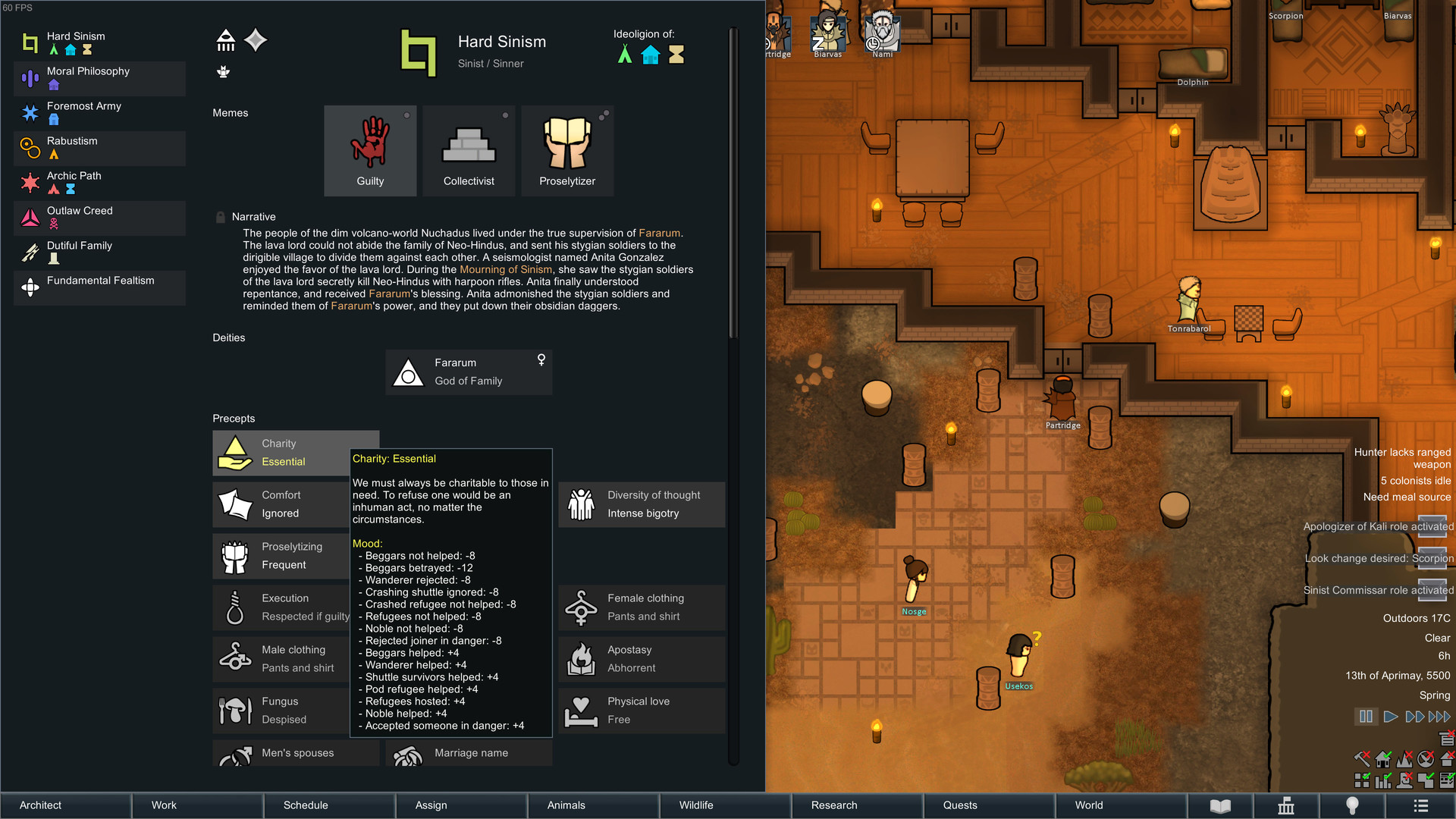 RimWorld: Ideology
