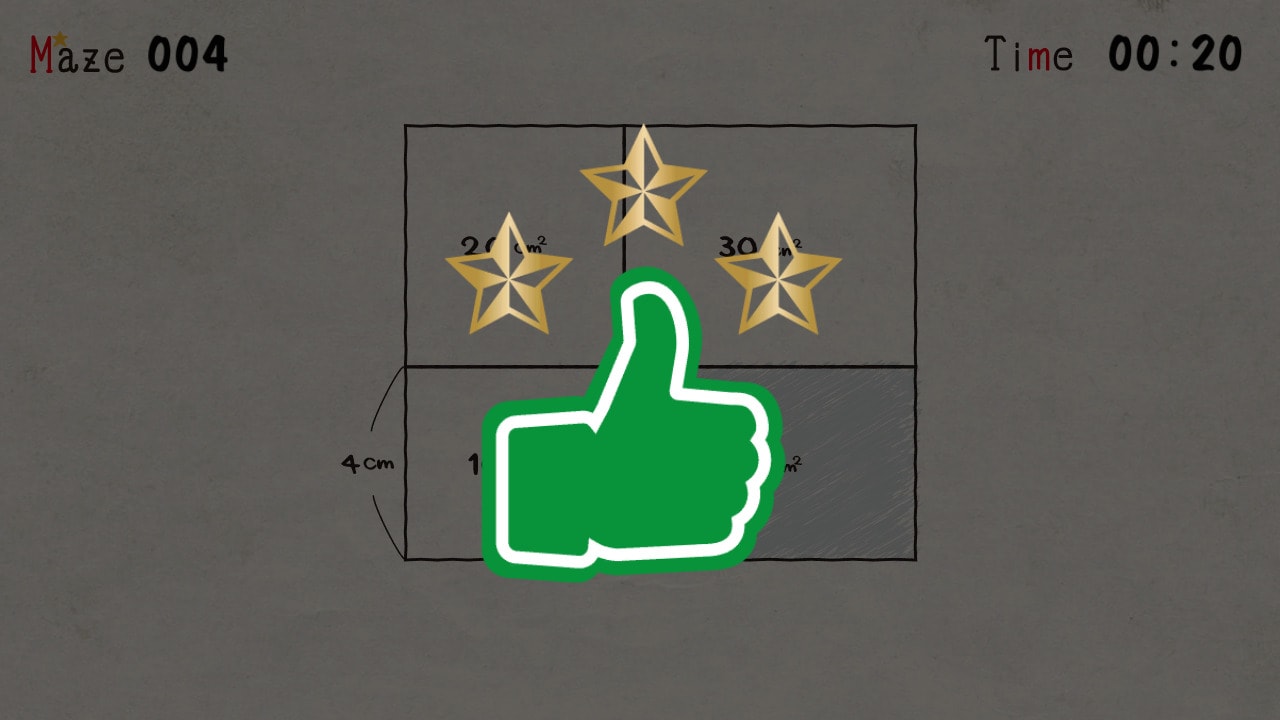 Menseki: Area Maze puzzles