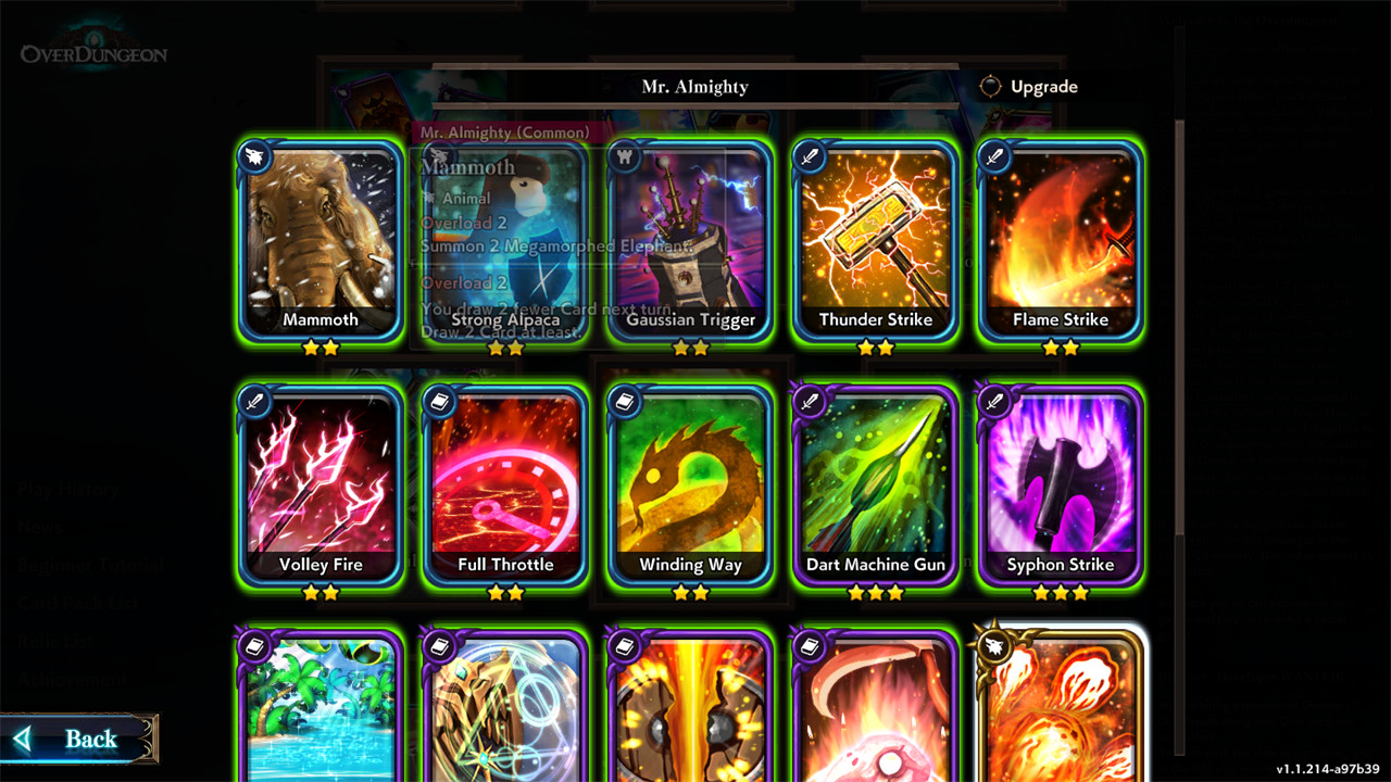 Overdungeon – Mr.Almighty (Card Pack)